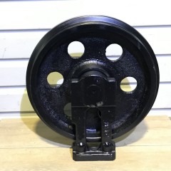 Натяжное ведущее ( направляющее ) колесо гусеницы - ленивец для экскаватора Hitachi ZX40U  ZX50U  ZX50U-2